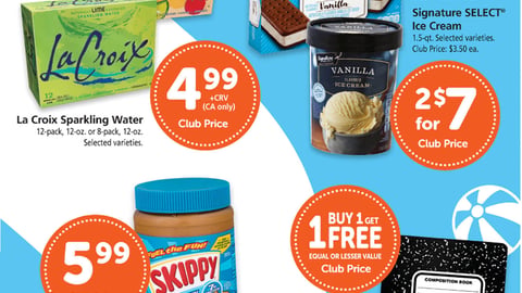 Safeway Signature Select Ice Cream & Novelties Feature